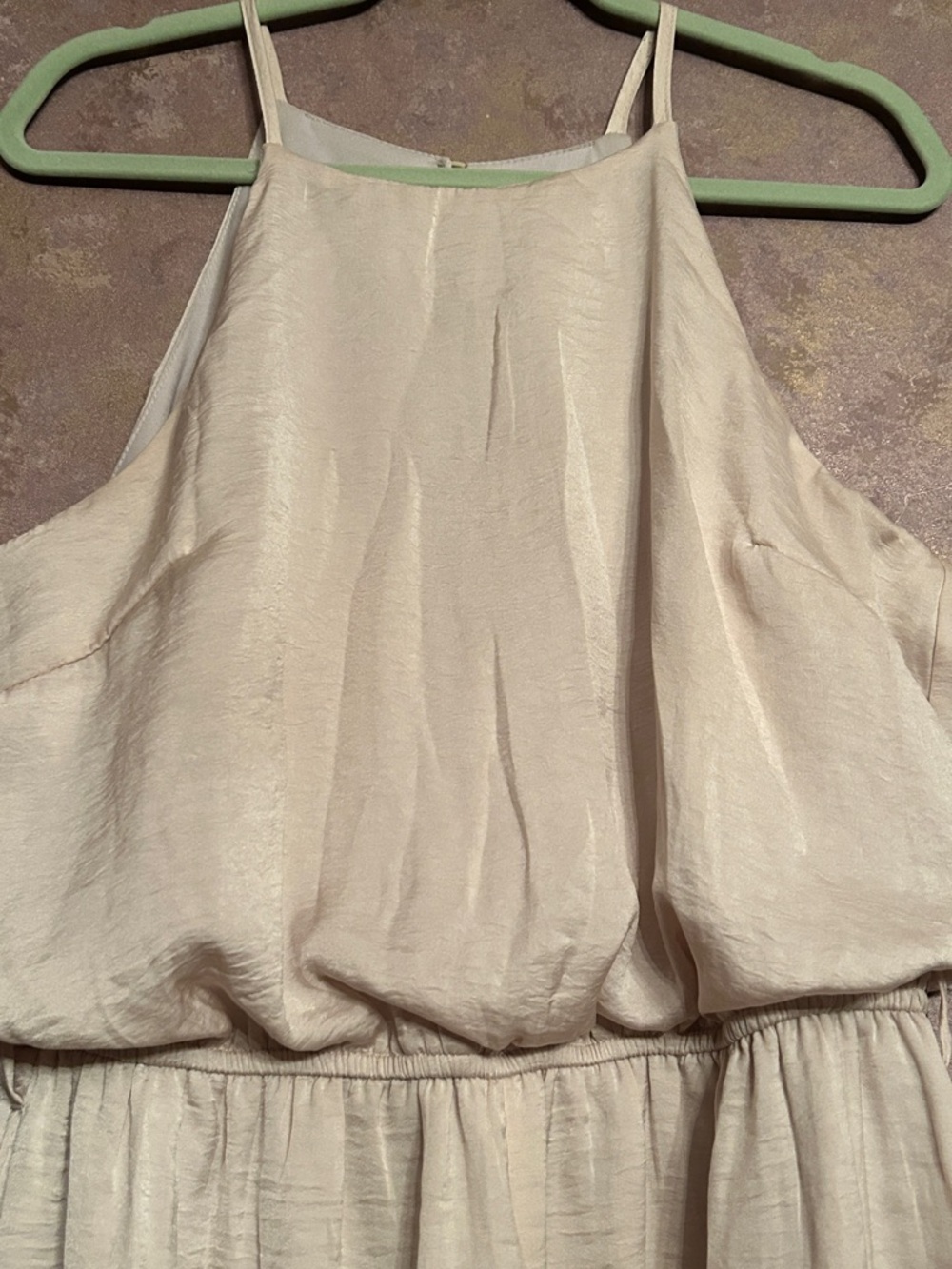 Satin Romper - Picture 4 of 7